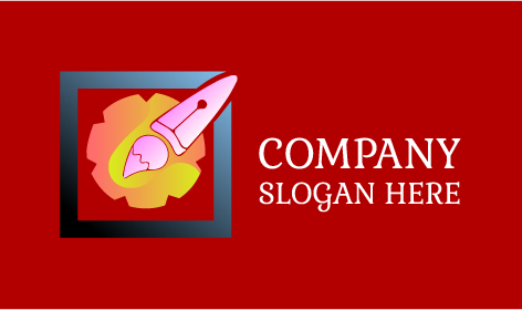 Coloring Pen Painter Logo