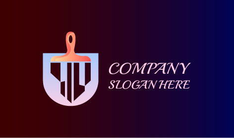 Logo De Peintre De Bâtiments Commerciaux