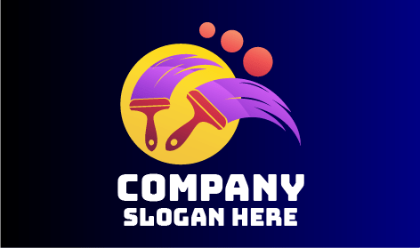 Logo Del Pittore Orange Dots