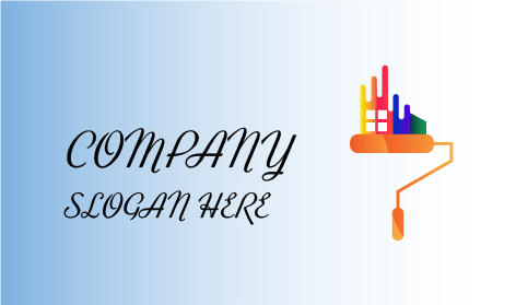 Orange Roller Painter Logo