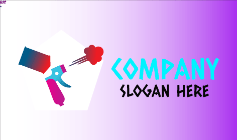 Logo Della Pistola A Spruzzo Del Pittore