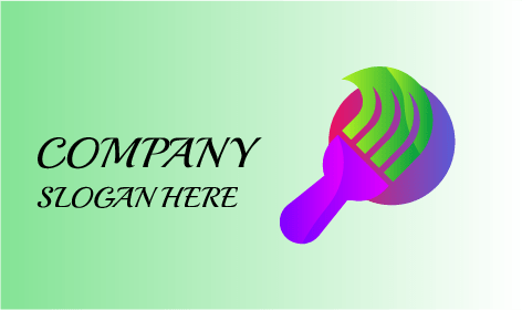 Logo De Peintre Au Pinceau À Poils De Perroquet