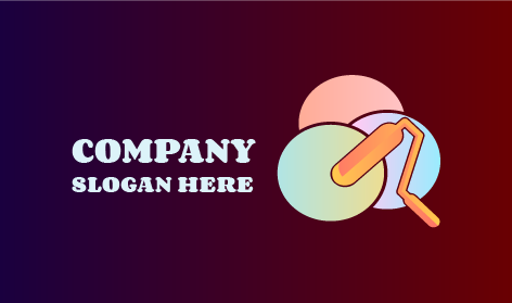 Logotipo Do Pintor De Bolhas Pastel