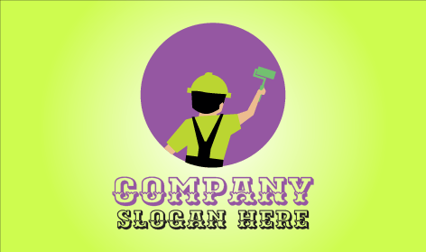 Logo Del Pittore Del Cerchio Viola