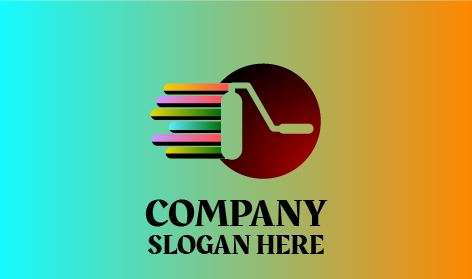 Rainbow Lines Painter Logo