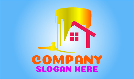 Logo Del Pittore Del Secchio Che Si Rovescia