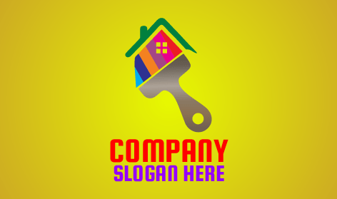 Logo Del Pittore Dai Colori Vivaci