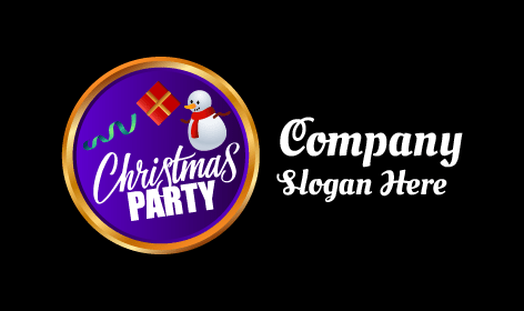 Christmas Night Party Logo