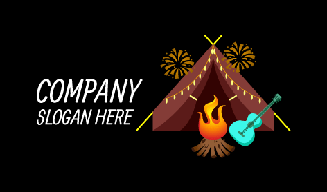 Guitar Music Party Logo