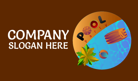 Summer Pool Party Logo