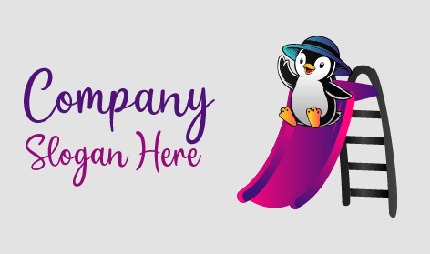Ladder Slide Penguin Logo