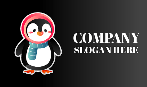 Penguin Cozy Attire Logo