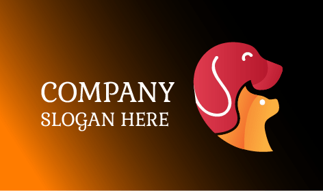 Logo Del Cane Gatto Dei Compagni Di Pelliccia