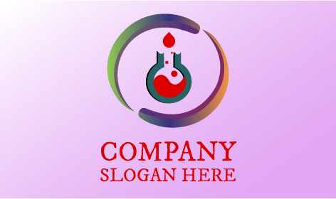 Logotipo De La Empresa Farmacéutica Del Banco De Sangre