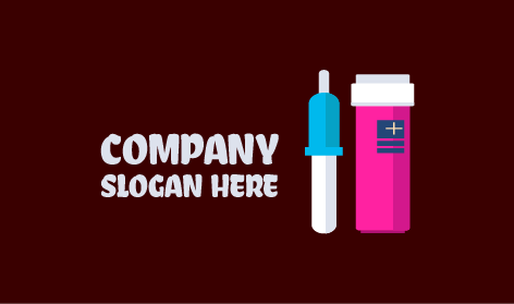 Frasco Conta-Gotas Logotipo Farmacêutico