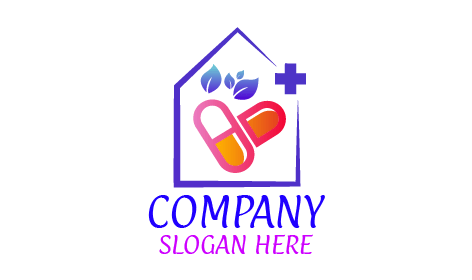 Logotipo Elegante Da Casa Farmacêutica