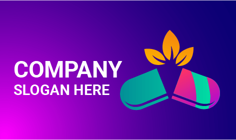 Logotipo Florido Da Pílula Farmacêutica