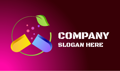 Logotipo Farmacêutico De Pílula Aberta