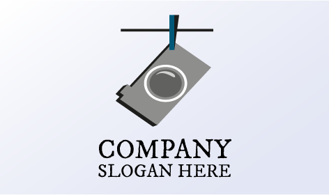 Logo Di Fotografia Di Una Macchina Fotografica Antica