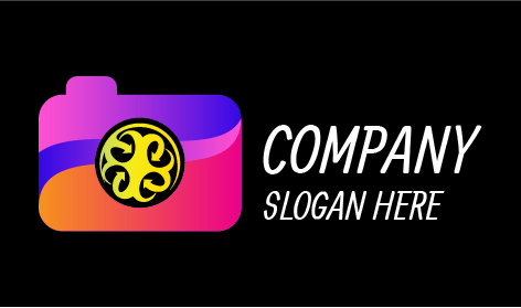 Logo De Photographie De Tournage Floral