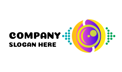 Logo Für Fotografie Mit Glänzender Linse