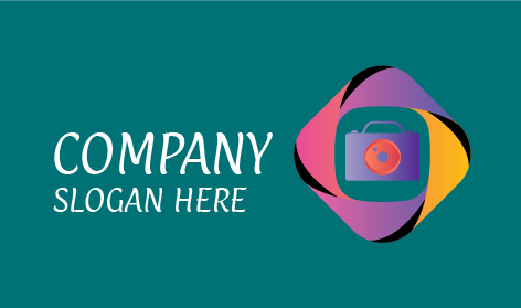 Logo Für Fotografie Mit Lebendigen Wirbeln