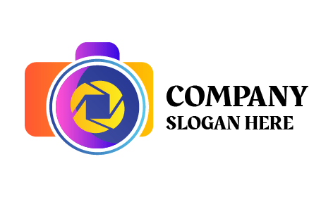 Logotipo De Fotografía De Obturador Amarillo