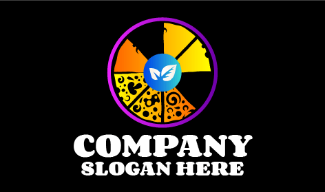 Çevre Dostu Pizza Dükkanı Logosu