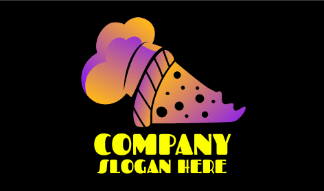 Famous Pizza Diner Logo