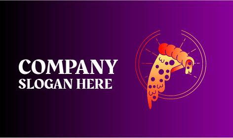 Pizza-logo Mit Triefendem Käse