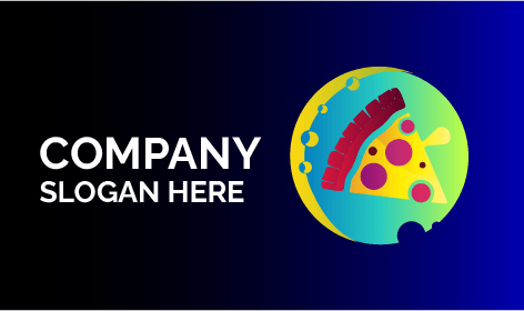 Round Planet Pizza Logo