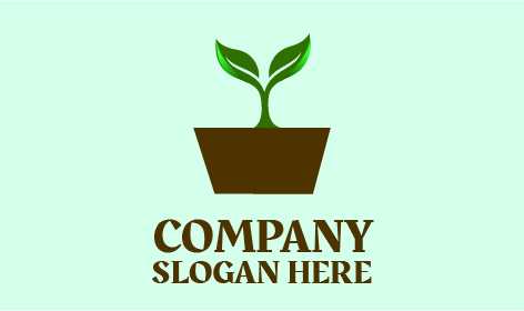 Logo Pianta Verde Lucido