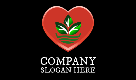 Logótipo Do Entusiasta Da Planta Vermelha