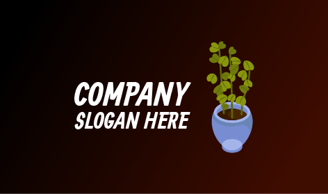 Logotipo De Pequena Planta Decorativa