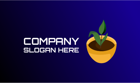 Logótipo Da Tigela De Planta Amarela