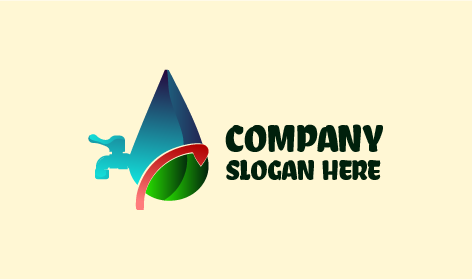 Bold Droplet Plumbing Logo