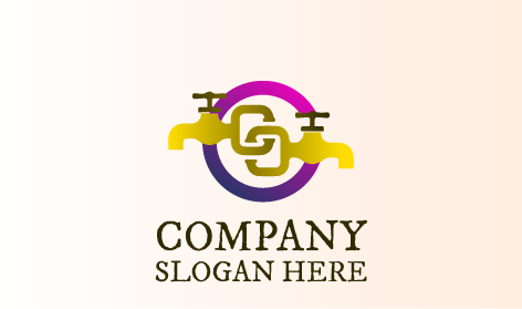 Golden Faucet Plumbing Logo