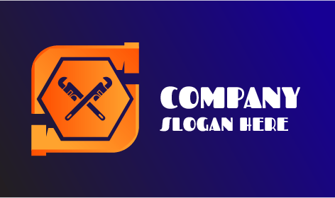 Problème De Fixation Clé Plomberie Logo