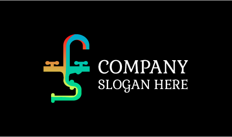 Logo De Plomberie De Couleur Rouge