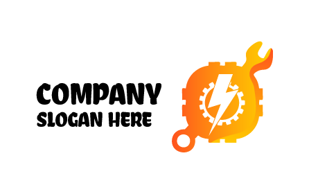 Logo De Plomberie D'éclairage De Tonnerre