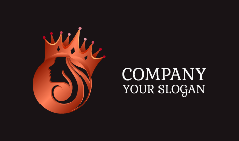 Bronze Aesthetic Queen Logo