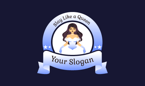 Cute Animated Queen Logo