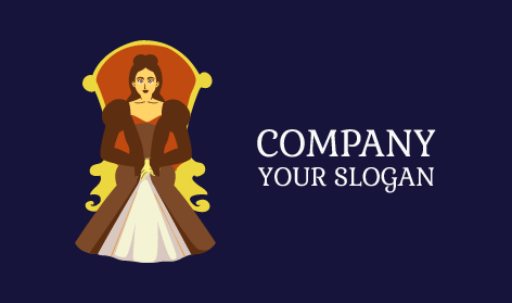 Graceful Sitting Queen Logo