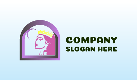 Logo „edle Königin Auf Dem Thron“