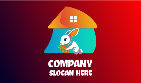 Carrot Lover Rabbit Logo