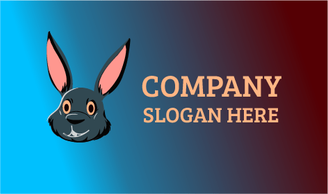 Large Eyed Rabbit Logo