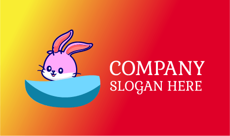 Logo De Lapin Nageur