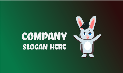 Wide Arms Rabbit Logo