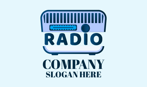 Blue Radio Broadcasting Logo