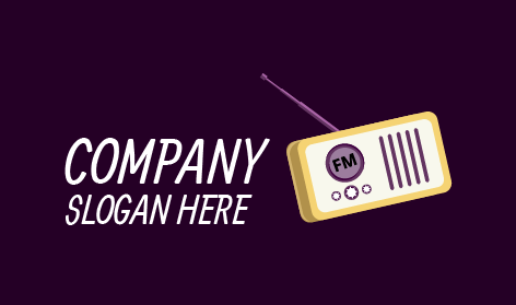 Microphone Radio Signal Logo